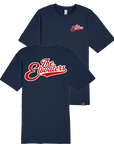 Cursive Logo Tee (Navy)