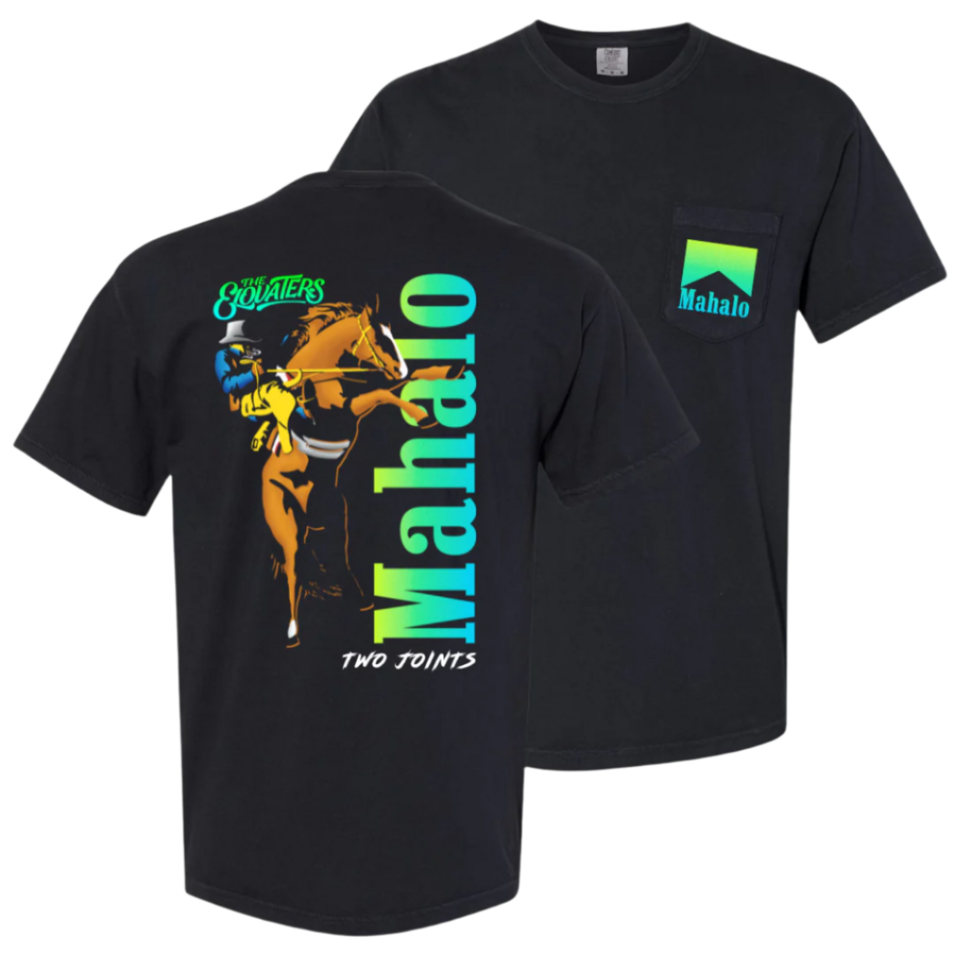 ♪美品♪MAATEE&SONS 200/2 DJA PULLOVER SHIRT The Elovaters x Two Joints Surf Co. Tee