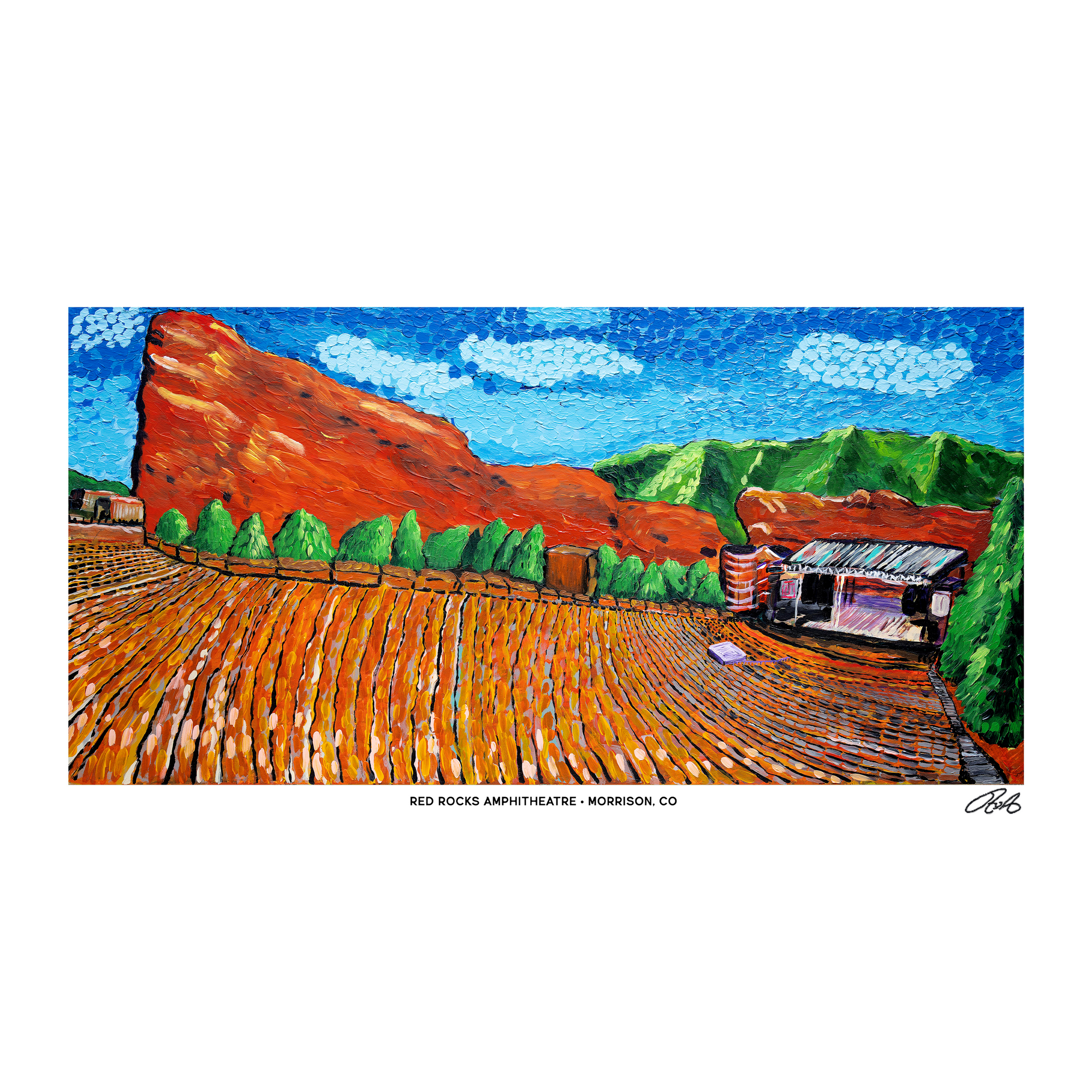 Red Rocks Asta Print
