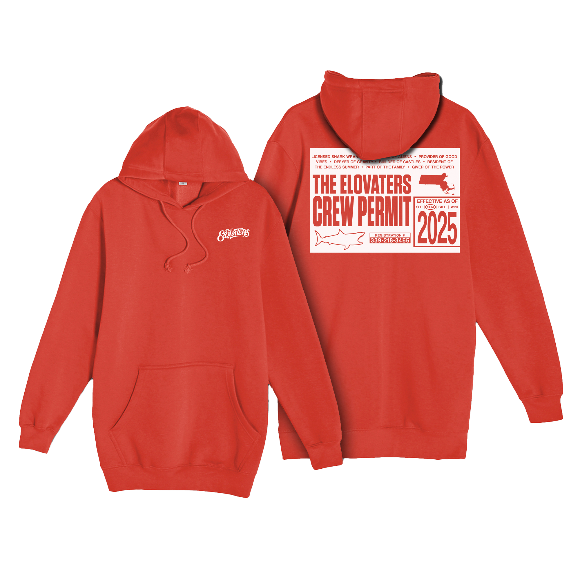 Beach Permit Pullover Hoodie