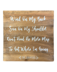 Wood Grain Sign