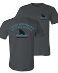 Swimming With Sharks Tee (Charcoal)