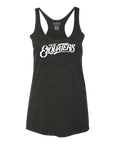 Women's Logo Racerback Tank - Vintage Black